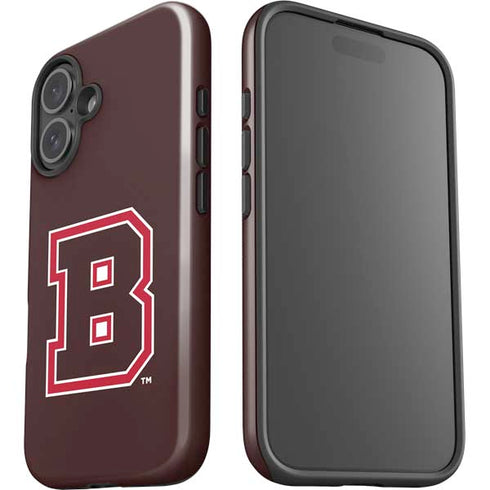 Brown University B Logo iPhone 16 Plus Impact Case
